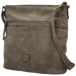 Trendy dámská koženková crossbody kabelka Tomila, coffee new