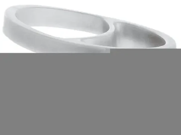 Caimi Brevetti Hi-Tech rám na sáček s rozdělovníkem 29 cm šedý / Rám na tříděný odpad / plast