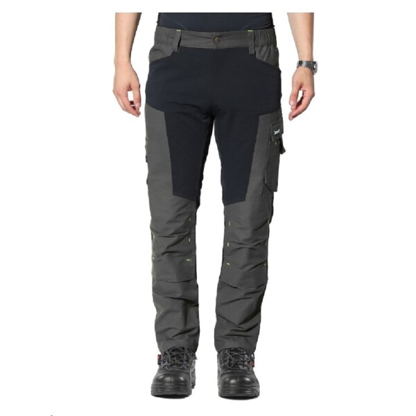 ISSA - Industrial Starter Montérkové kalhoty FLEXARD 8022B šedo černé 2XL šedo černé