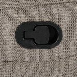 Polohovací křeslo, béžová, látka, TV-4086 LAN2