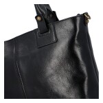 Kožená kabelka Rachel, černa