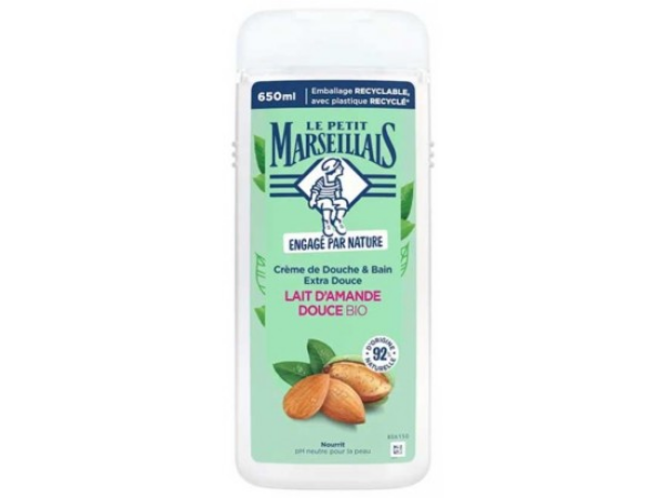 Le Petit Marseillais sprchový gel Sweet Almond Milk 650 ml