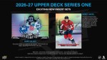 Hokejové karty NHL 2026-27 Upper Deck Series 1 Hockey Hobby Box