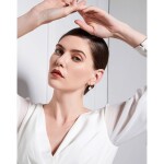 Stříbrné náušnice s perlou Rachel, stříbro 925/1000, Zlatá Bílá
