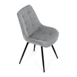 Jídelní židle, šedá, látka, HC-T1130 GREY2
