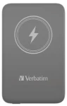 Verbatim Charge 'n' Go Magnetická bezdrátová powerbanka 10000mAh šedá / USB-C / MagSafe / 15-20W (32249)