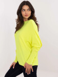Svetr DHJ SW 8862.91 fluo žlutý jedna velikost