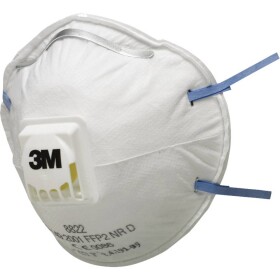 3M 8822 respirátor proti jemnému prachu, s ventilem FFP2 10 ks EN 149:2001 DIN 149:2001