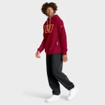 Nike Pánská mikina Washington Commanders NFL 2025 Sideline Standard Issue Hoodie - Vínová Velikost: 2XL