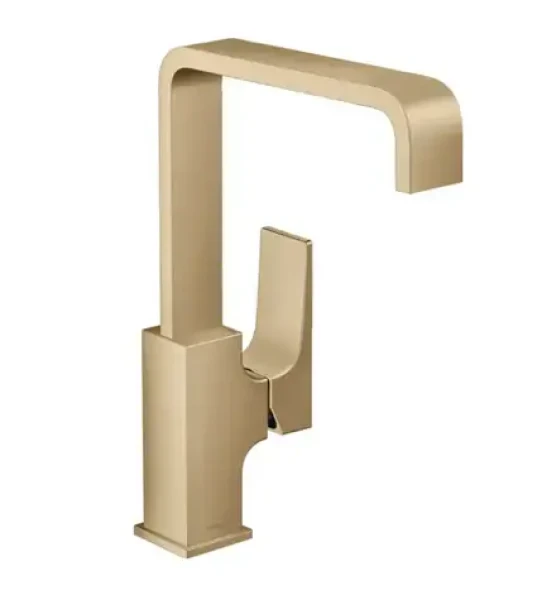 Hansgrohe Metropol - Umyvadlová baterie s výpustí Push-Open kartáčovaný bronz (32511140)