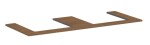 HANSGROHE - Xilesa E Deska pod umyvadlo, 138x55 cm, 2 výřezy, kašmírový dub 54274550