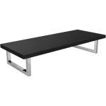 CERANO Deska pod umyvadlo Navira Pro + podpěrná konzole - černá matná - 70x46x3,6 cm - 6061205