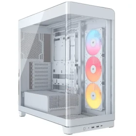 Corsair FRAME 4500X RS-R ARGB bílá / E-ATX / 2x USB-A / 1x USB-C / 3x 120mm / bez zdroje / průhledná bočnice (CC-9011315-WW)