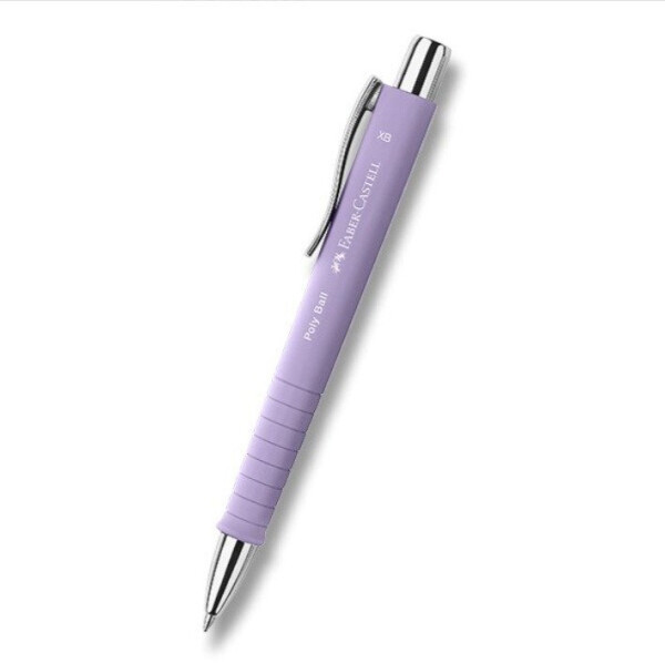 Kuličkové pero Faber-Castell Poly Ball Silver, XB - lila