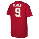 Outerstuff Dětské tričko Sam Bennett #9 Florida Panthers NHL Flat Name & Number Short Sleeve Cotton Velikost: Dětské XL (170 – 176)