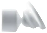 Spirella Držák tyče WALLQUICK bílý / Držák pro instalaci sprchové tyče / plast / 20 mm