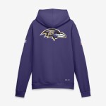Nike Mikina Baltimore Ravens NFL Standard Issue Replay Officials Alternate Dri-FIT Hoodie Velikost: 4XL