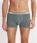 Pánské boxerky 3Pack 112130 4R717 tm. modré se zelenou Emporio Armani