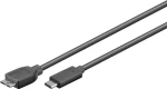 MicroConnect kabel USB C (M) - microUSB3.0 B (M) 1m černá / 5000Mbit/s (USB3.1CAMIB3.01)