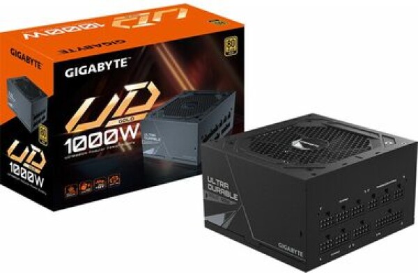 GIGABYTE UD1000GM / ATX / 1000W / modulární / 80PLUS GOLD / aktivní PFC / 120mm ventilátor (GP-UD1000GM)