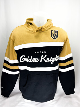 Mitchell Ness Pánská Mikina Vegas Golden Knights Head Coach Hoodie Velikost: