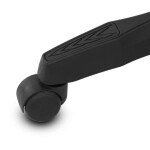 Kancelářská židle, výškově nastavitelná, černá látka, KA-R223 BK