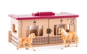 Faunica Stáj se dvěma koňmi