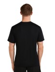 ICEBREAKER Mens 15.5 MerinoFine Jersey SS Tee, Black velikost: L