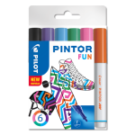 PILOT Pintor Fine Sada akrylových popisovačů 0,9-1,5mm - Creative 6 ks