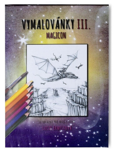 Vymalovánky 3.díl lepenou horní vazbou A4