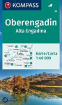 Oberengadin / Alta Engadina 1:40 000 / turistická mapa 99