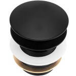 REA - Univerzální vanová výpusť Click-clack - Black REA-W2014