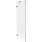 MEXEN/S - Lunar vanová zástěna FIX 50 x 150, transparent, zlatá 897-050-000-50-00