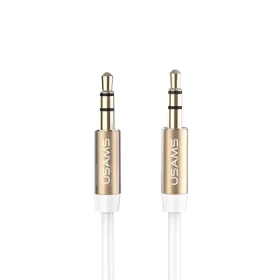 USAMS YP-01 bílá / Audio kabel / Jack 3,5 mm - Jack 3,5 mm / propojovací / 1 m (YP102)