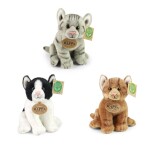 Plyšová kočka sedící 20 cm, 3 druhy