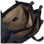 Módní dámská koženková kabelka na rameno Coveri Temari, tmavě modrá