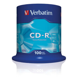 Verbatim CD-R 700MB 52x, 100 ks (43411)