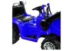 Mamido Dětský elektrický traktor Power s radlicí modrý