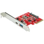 Conceptronic EMRICK USB 3.2 Gen 2 PCI-Express-Karte, 1-Port-USB-C und 1-Port-USB-A karta PCI-Express PCIe