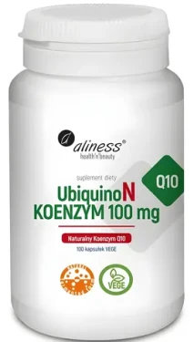 Aliness UbiquinoN Coenzym Q10 100 mg / Doplněk stravy / 100 kapslí