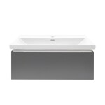 Koupelnová skříňka s umyvadlem SAT Feel 80x30x44,8 cm antracit mat SATFEEL80ANTU4 SATFEEL80ANTU4