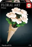 EDUCA 3D puzzle Floral Art Bílé růže