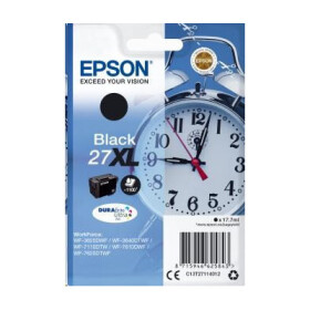 Inkoust EPSON ink čer Singlepack "Budík" Black 27XL DURABrite Ultra Ink EDF_1091289