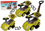 Mamido Dětské odrážedlo 3v1 Mega Car žluté