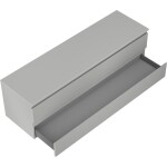 MEXEN/S - Orio koupelnová skříňka pod umyvadlo 160 cm s deskou, 2 zásuvky, šedá mat 91A10-16047-2-BFFC62