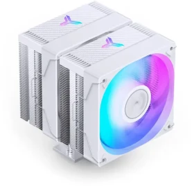 Jonsbo CR-3000E bílá / Chladič procesoru / Dual-Tower / RGB / 120mm / AM5 (CR-3000EW ARGB)