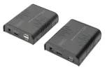 Digitus HDMI KVM IP Extender Set černá / HDMI extender / KVM / Cat5e / 120 m / Full HD 60Hz (DS-55529)