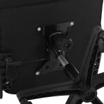 Kancelářská židle, houpací mechanismus, černá síťovina, KA-S3015 BK