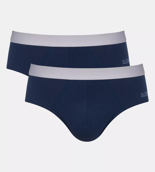 Pánské slipy GO ABC 2.0 Brief 2P - BLUE - modré 00RA - SLOGGI BLUE XS
