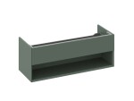 RAVAK - Lite Umyvadlová skříňka 120x45x43 cm, 1 zásuvka, Grey Green X000001870
